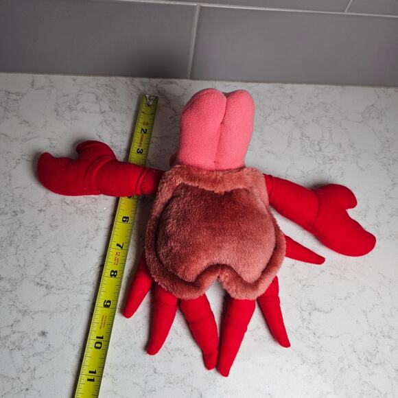 Disney The Little Mermaid Sebastian Crab Plush Small 10” Stuffed Animal Plush - Picture 4 of 9
